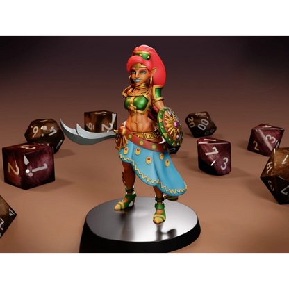 Digital STL Desert Warrior Woman