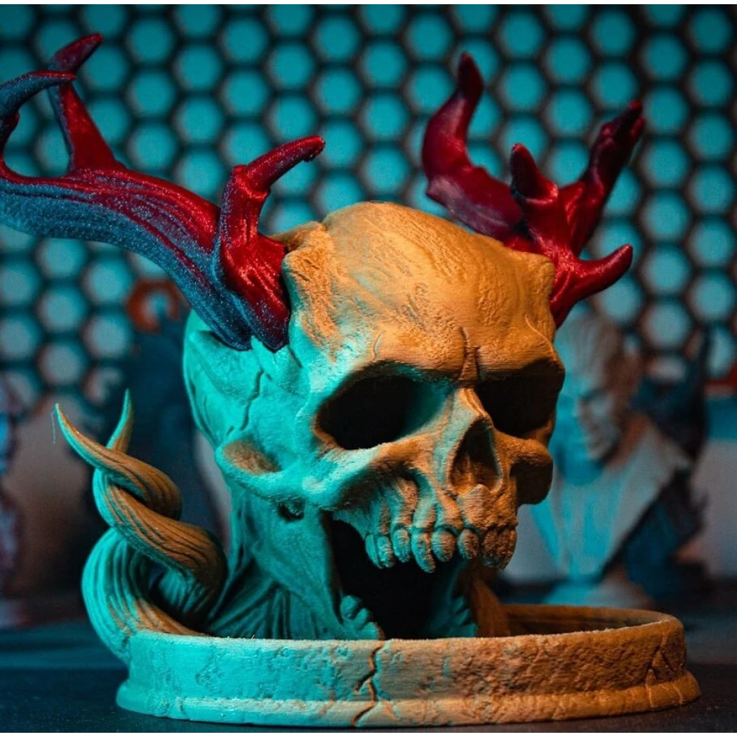 Digital STL Dice Tower Ankou