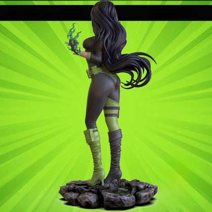 Digital STL Shego Beautiful Girl Superhero