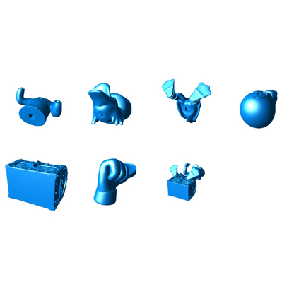 Digital STL Picsou (Mcduck)