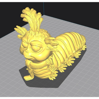 Digital STL Ello the worm