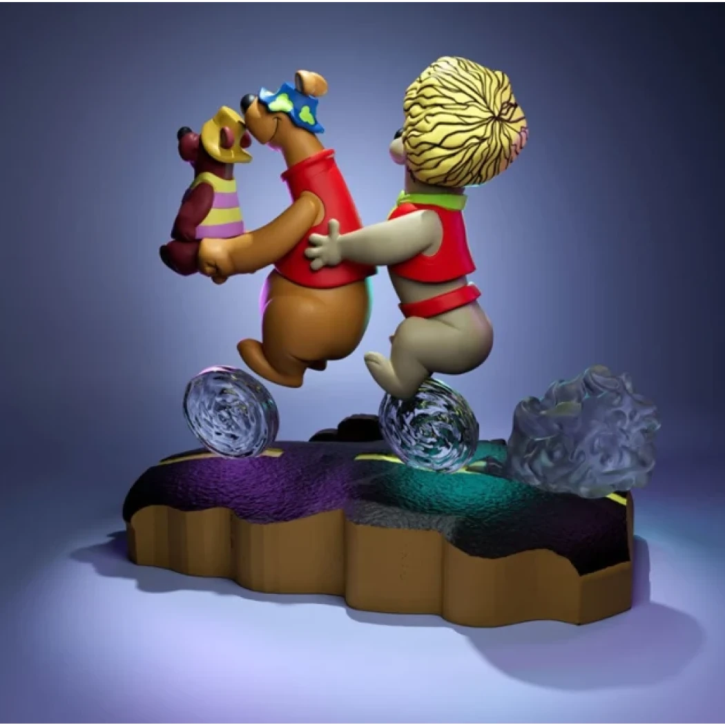 Digital STL Hair Bear Bunch