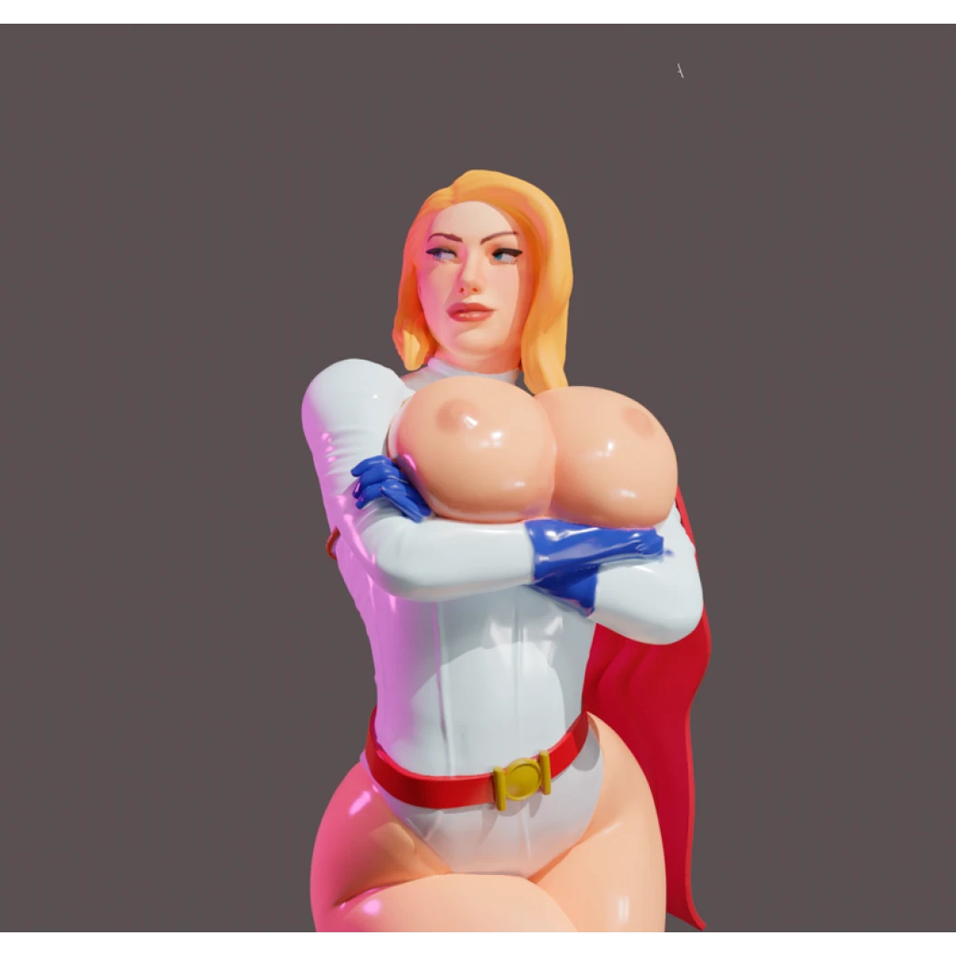 Digital STL Power Girl