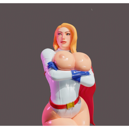 Digital STL Power Girl