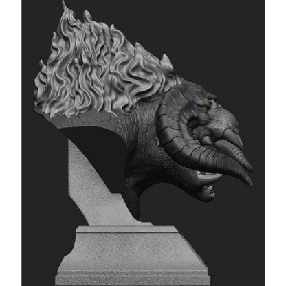 Digital STL The lord of the rings - Balrog Bust