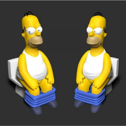 Digital STL Homer with a relaxing moment