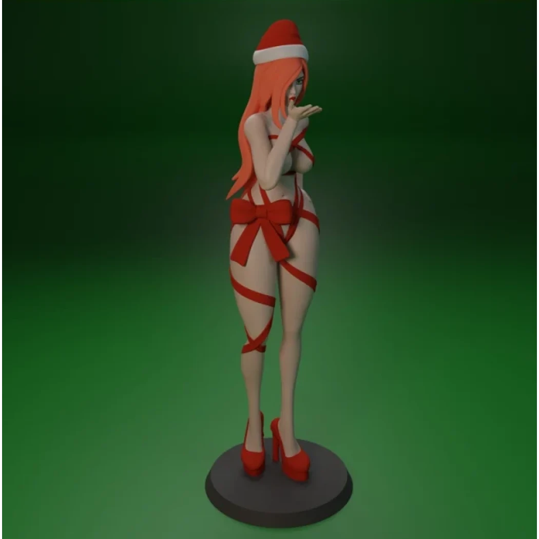 Digital STL Christmas Girl