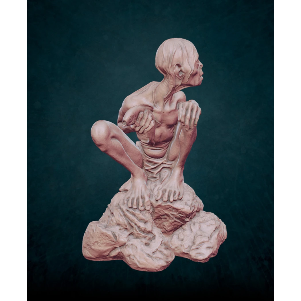 Digital STL The lord of the rings - Gollum
