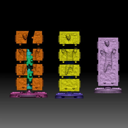 Digital STL SW - Han Solo sculpture