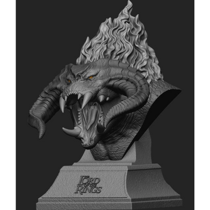 Digital STL The lord of the rings - Balrog Bust