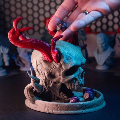 Digital STL Dice Tower Ankou