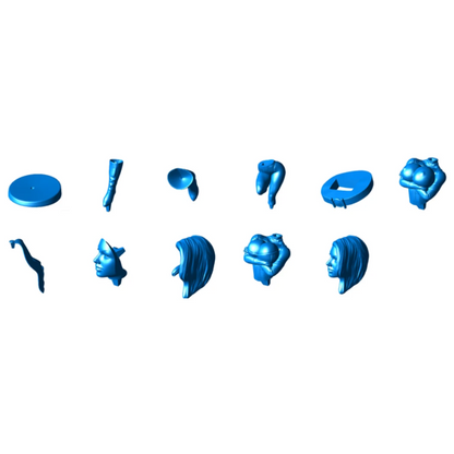 Digital STL Power Girl