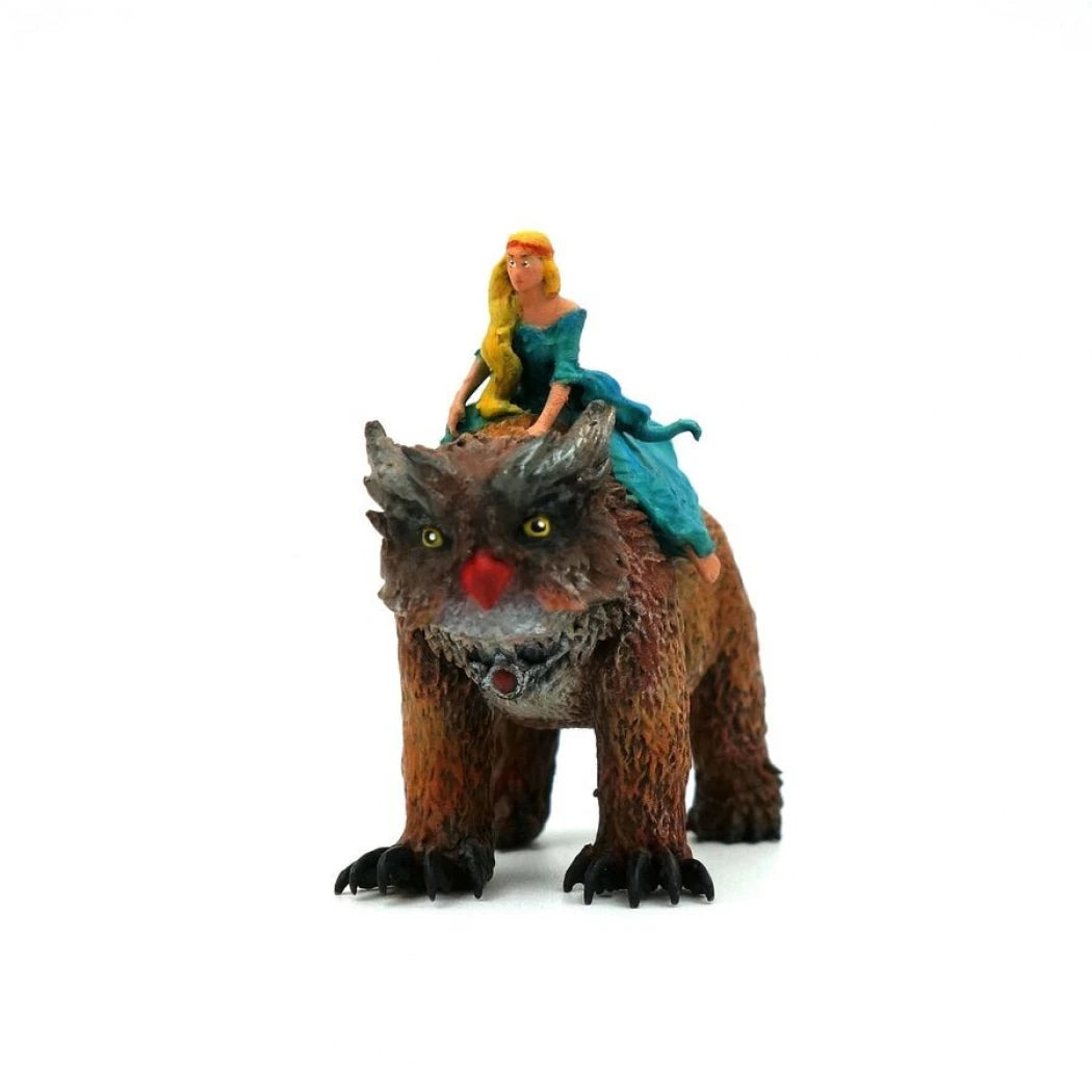 Digital STL The green maiden & The owlbear Beautiful Girl