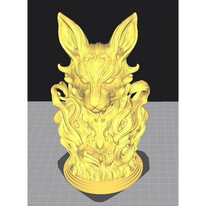 Digital STL Kitsune Fox Bust