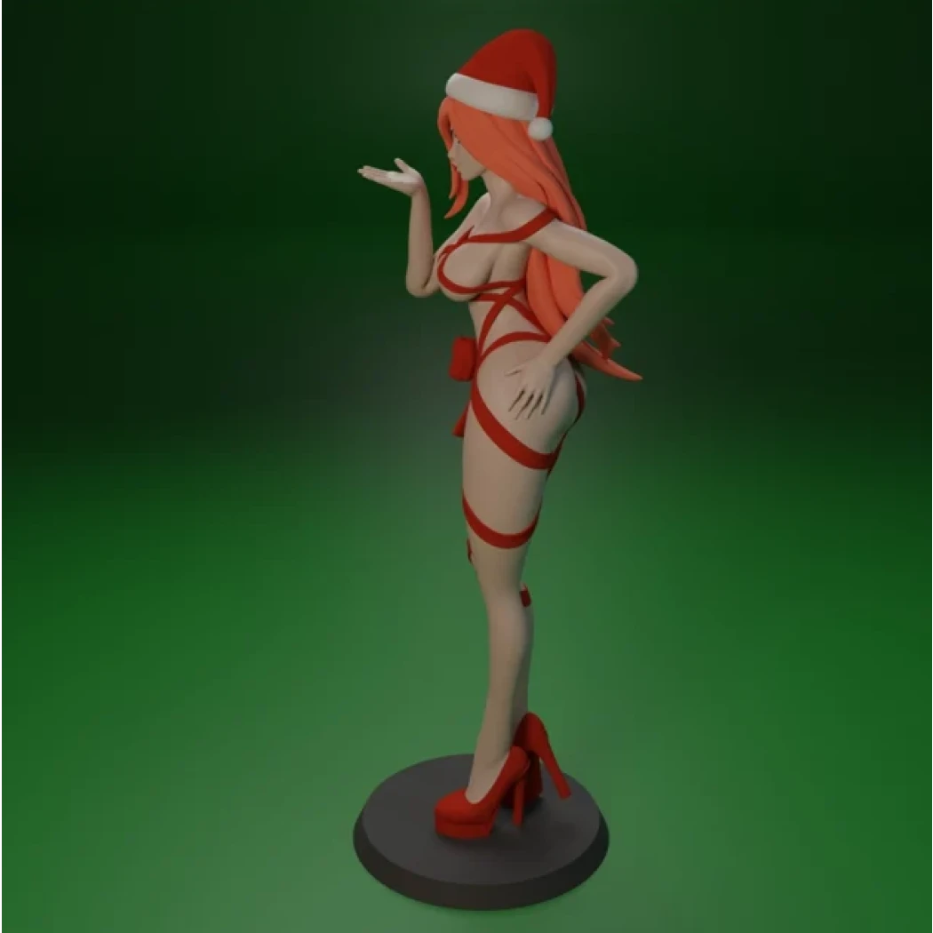 Digital STL Christmas Girl