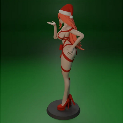 Digital STL Christmas Girl