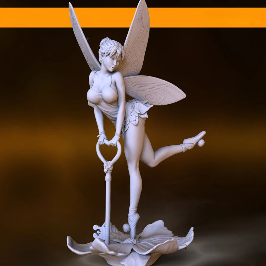 Digital STL Tinker Bell Beautiful Girl