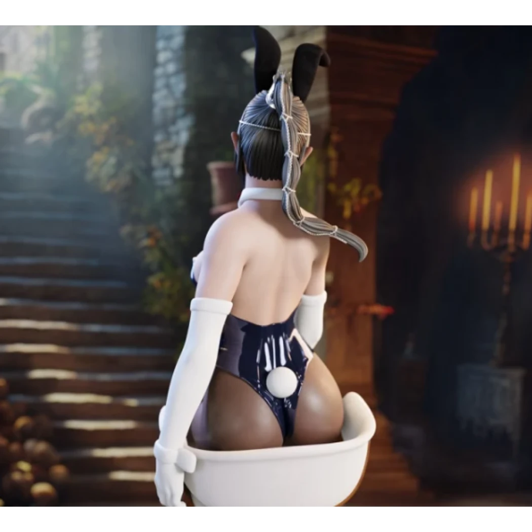 Digital STL Shadowheart Chair Beautiful Girl