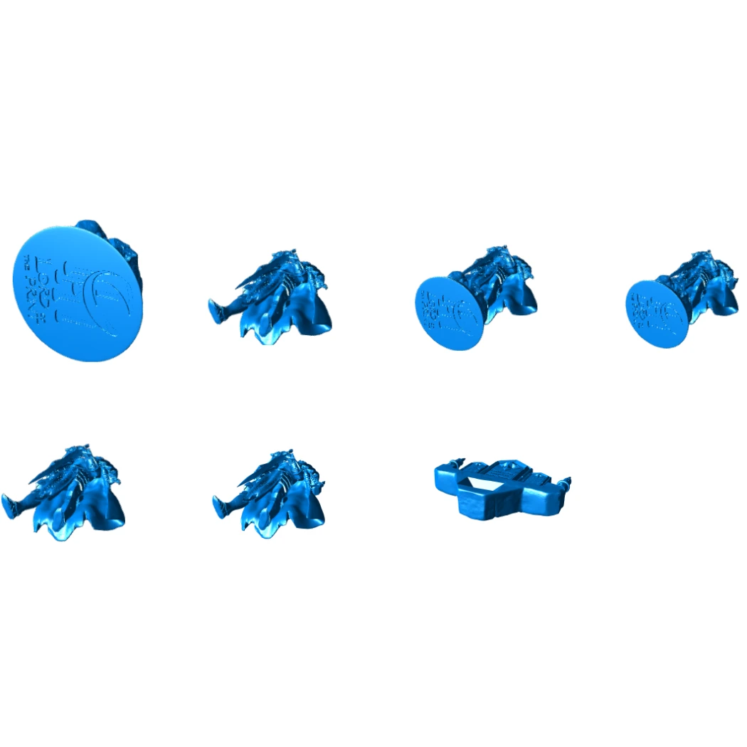 Digital STL Templar King infantery