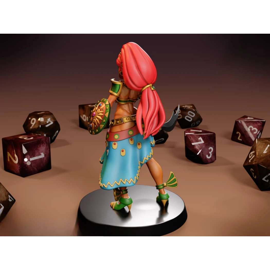 Digital STL Desert Warrior Woman