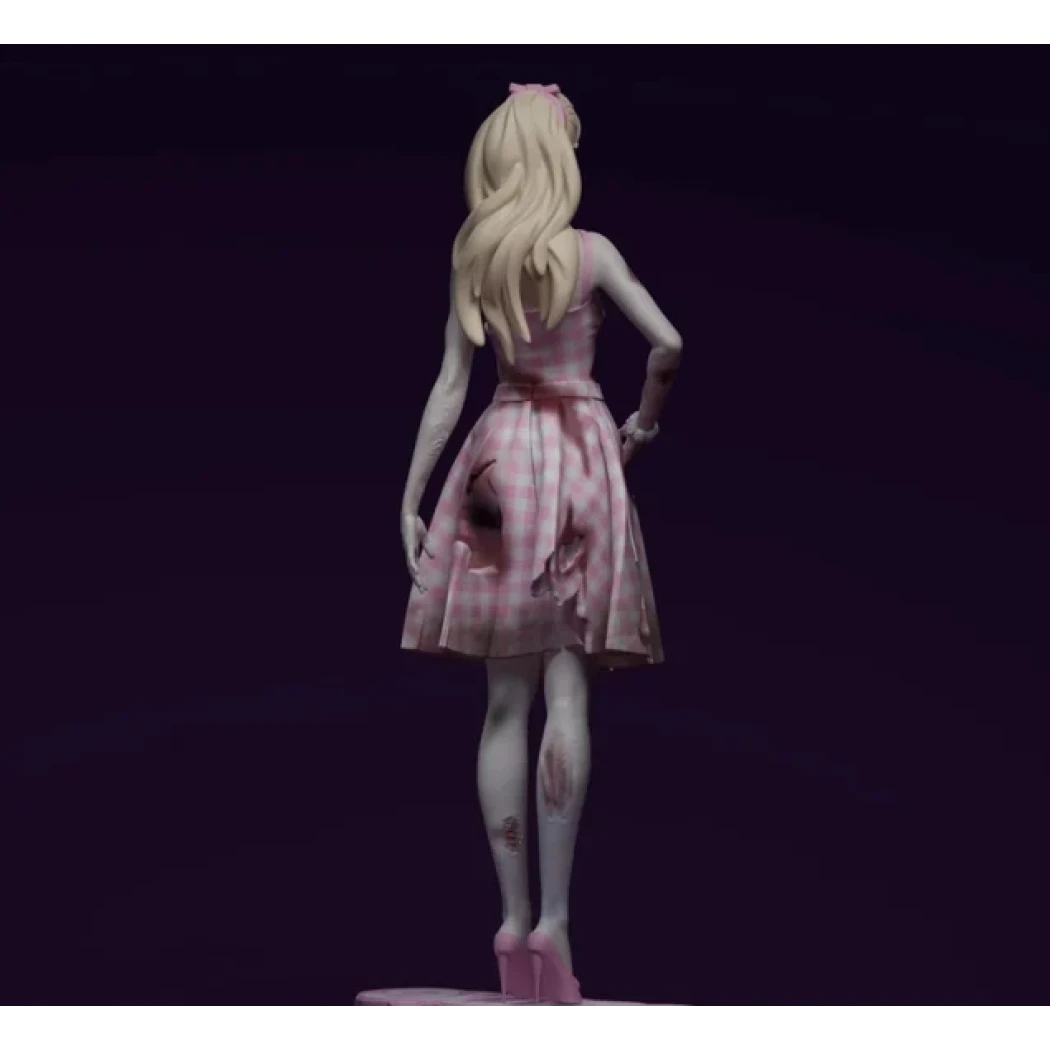 Digital STL Zombie Barbie