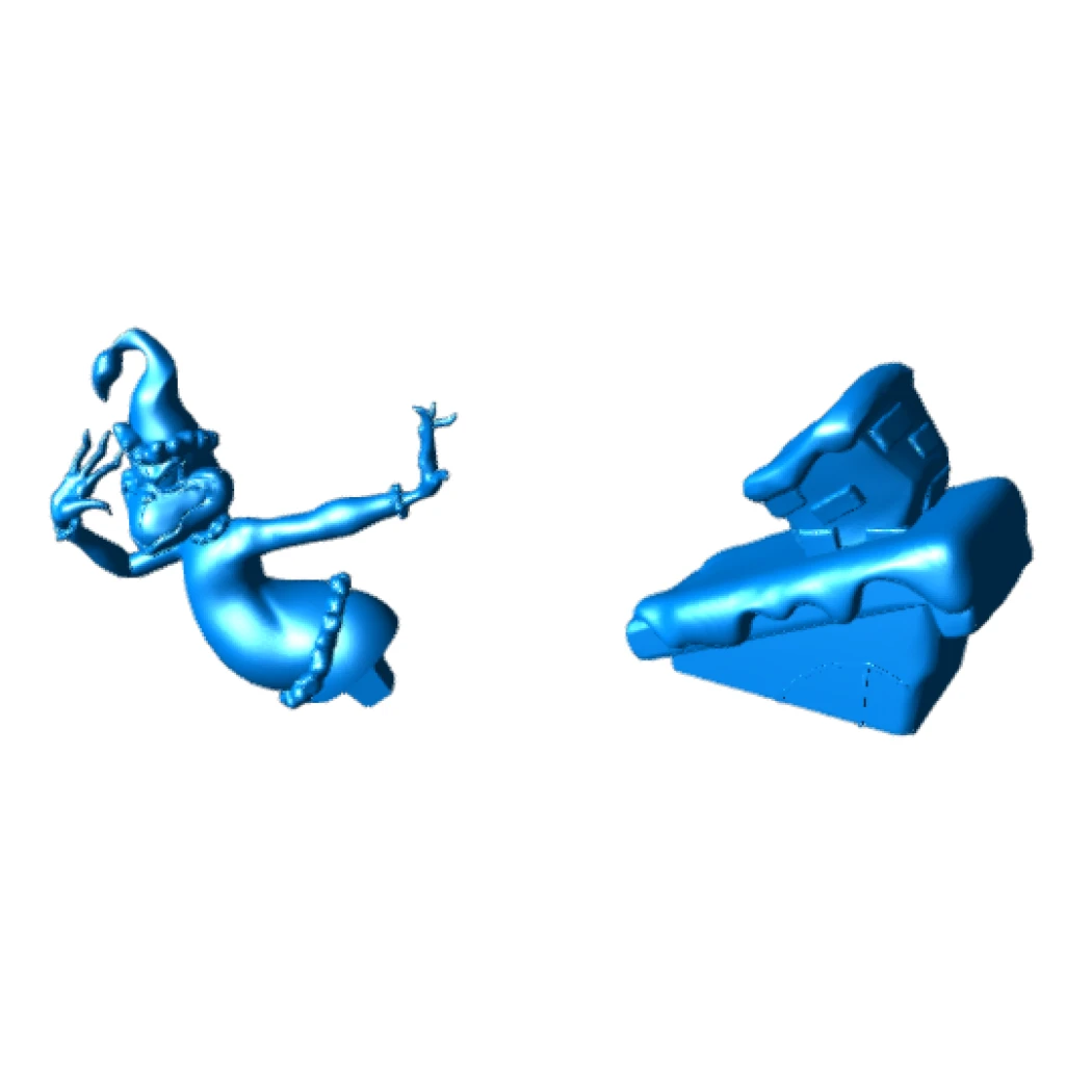 Digital STL Grinch on the Chimney