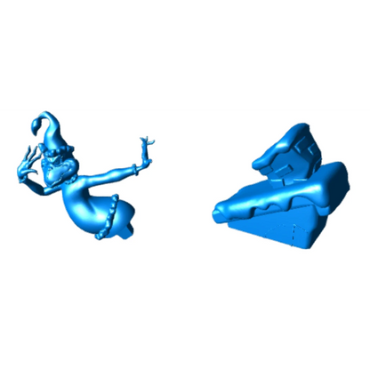 Digital STL Grinch on the Chimney