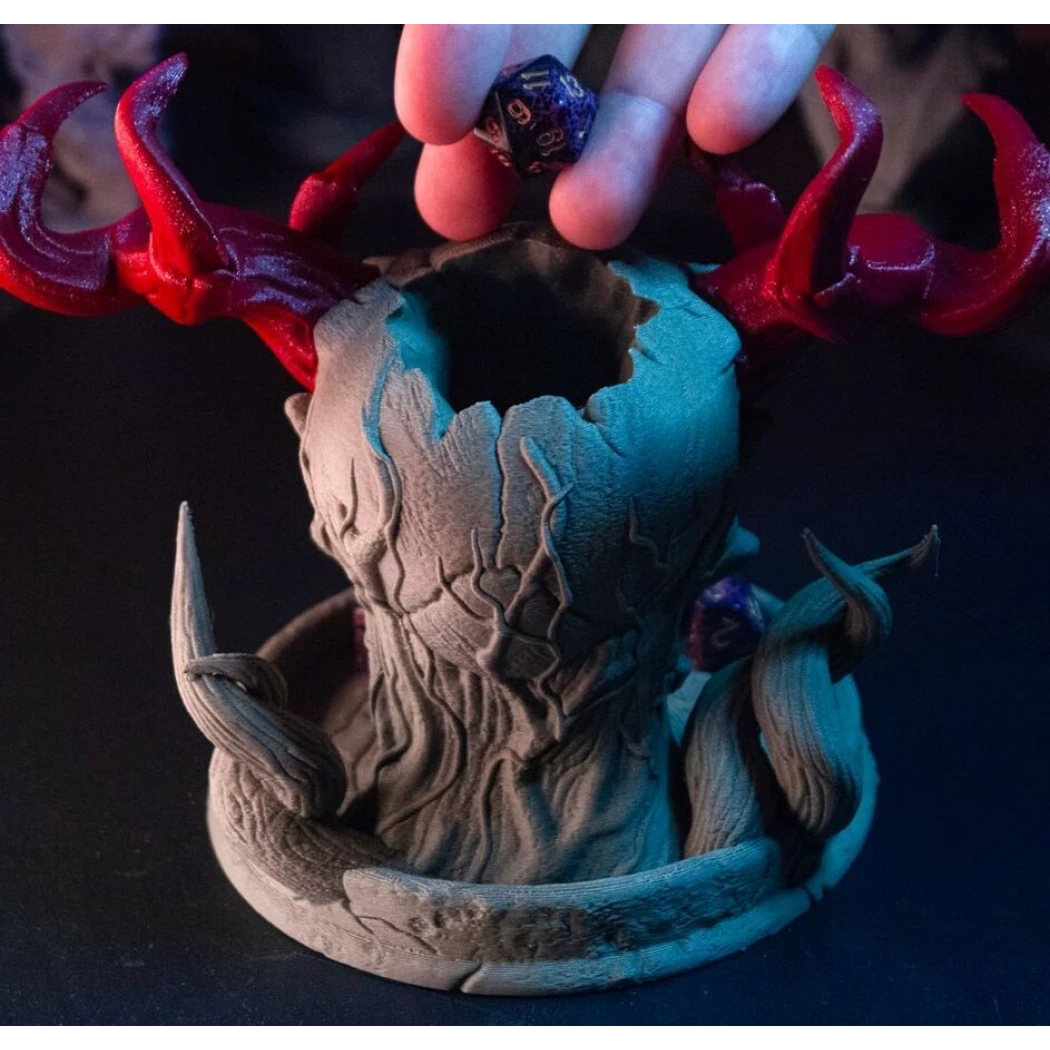 Digital STL Dice Tower Ankou