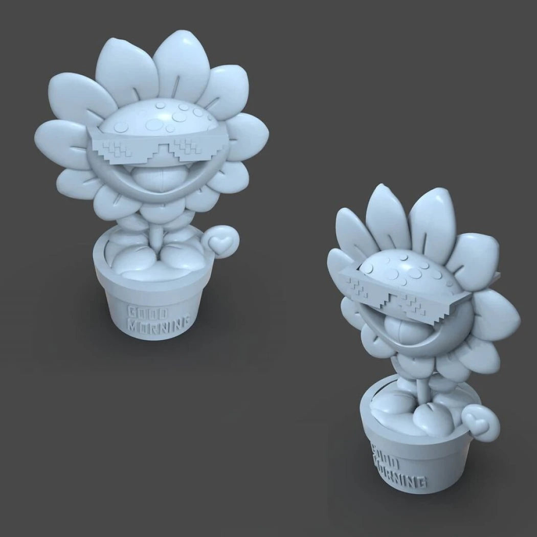 Digital STL Sunflower