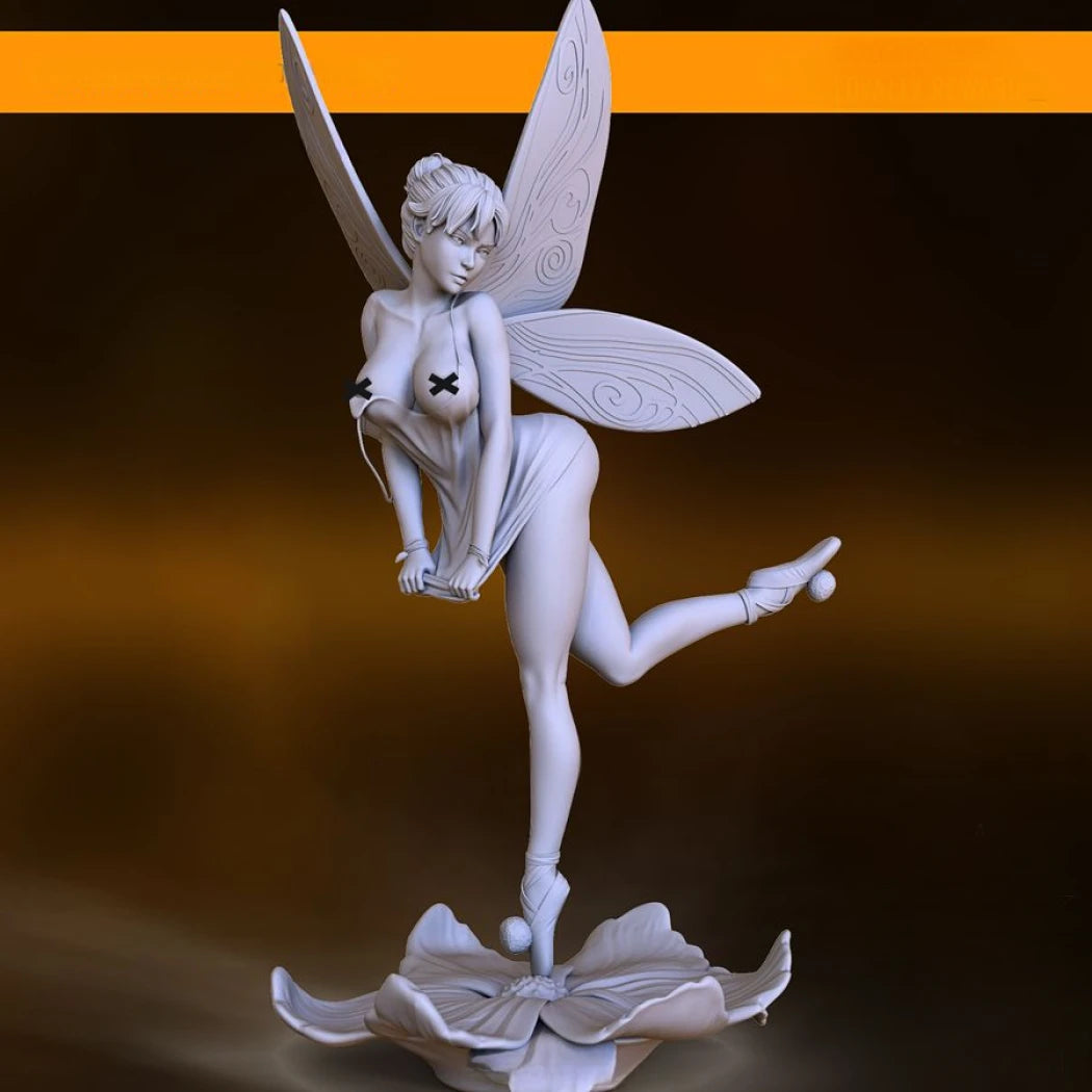 Digital STL Tinker Bell Beautiful Girl