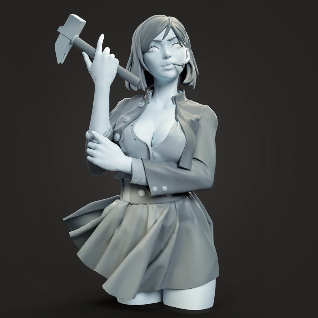Digital STL Nobara Kugisaki Bust Beautiful Girl
