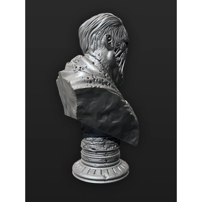 Digital STL Zombie Superman Bust