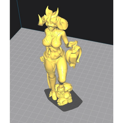 Digital STL Succubus Beautiful Girl