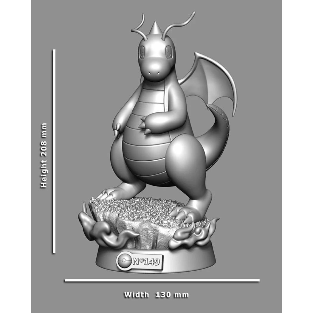 Digital STL Dragonite