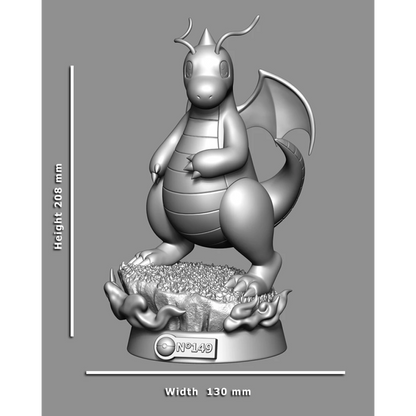 Digital STL Dragonite