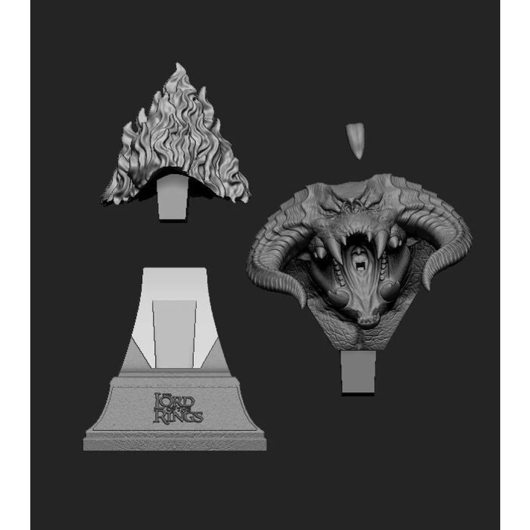 Digital STL The lord of the rings - Balrog Bust