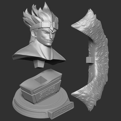 Digital STL Eustass kid bust