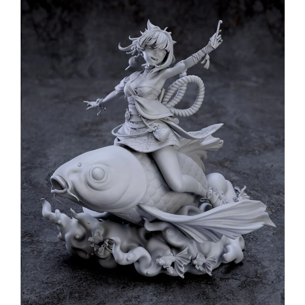 Digital STL Yoimiya Anime Fish Girl