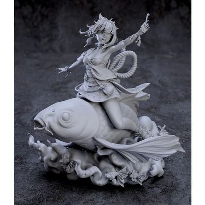 Digital STL Yoimiya Anime Fish Girl