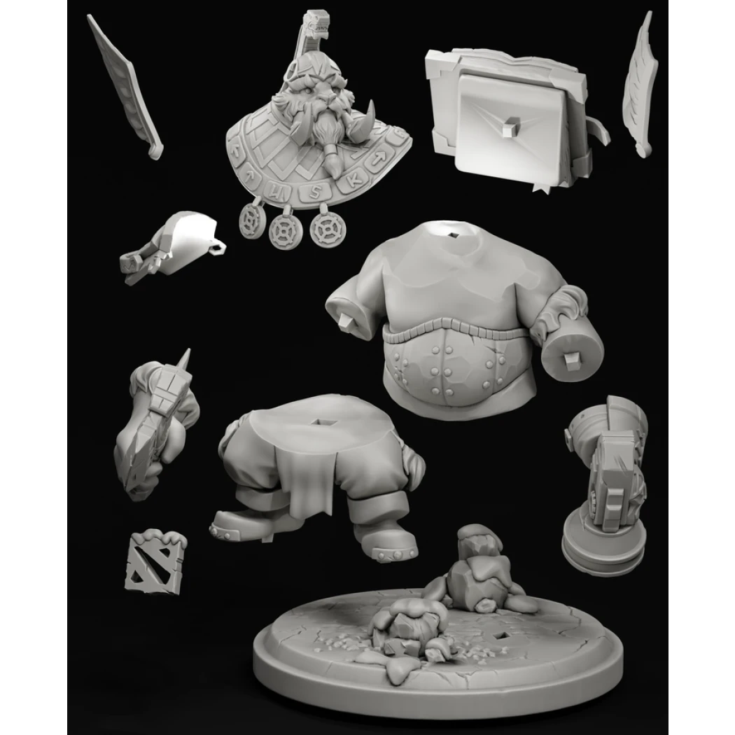 Digital STL Tusk Dota 2