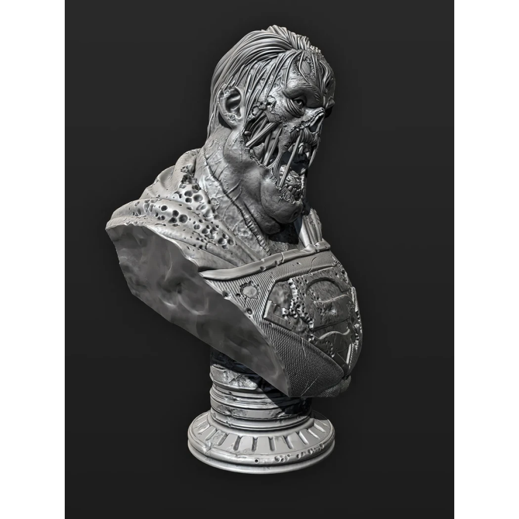 Digital STL Zombie Superman Bust