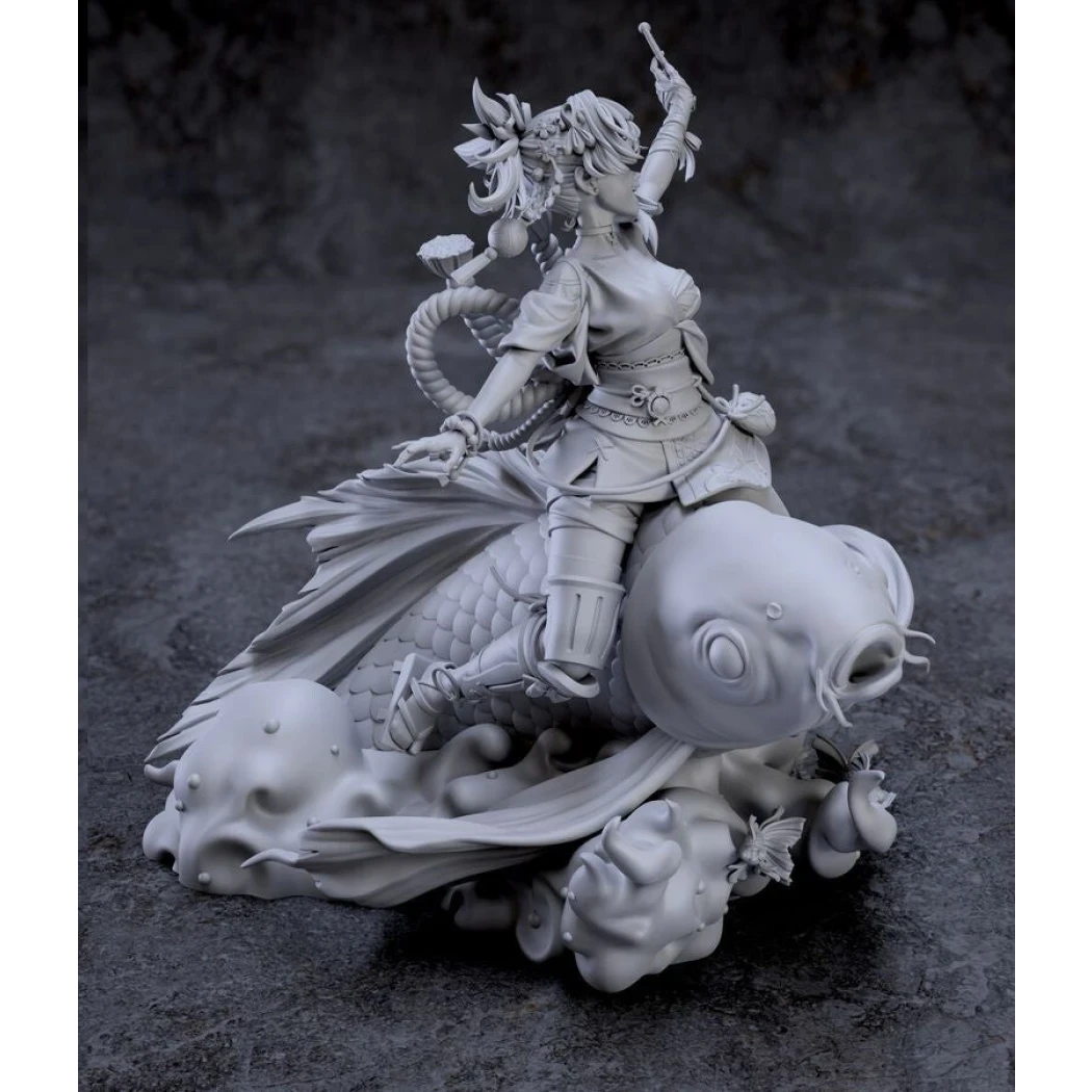 Digital STL Yoimiya Anime Fish Girl