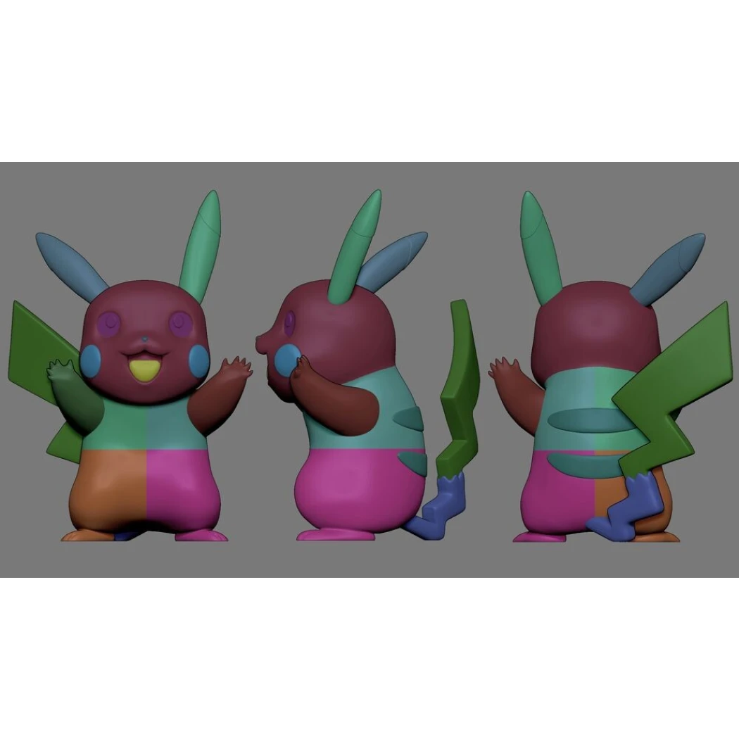 Digital STL Life sized Pikachu