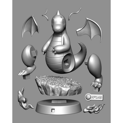 Digital STL Dragonite