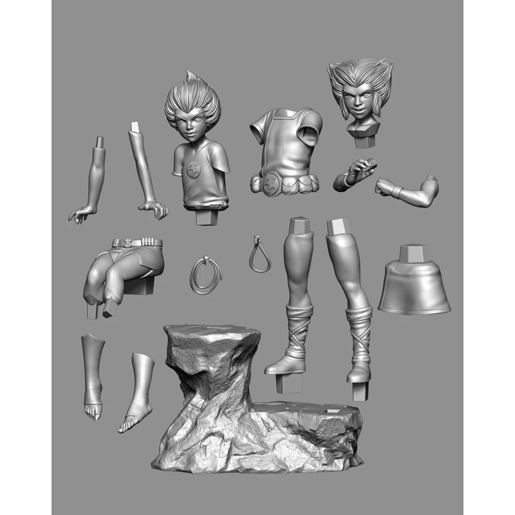 Digital STL Willy Kit & Willy Kat