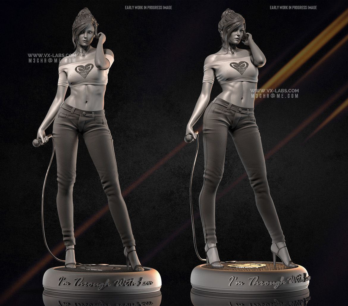 Digital STL Mary Jane Watson V3 from Spiderman