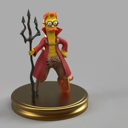 Digital STL Flander devil
