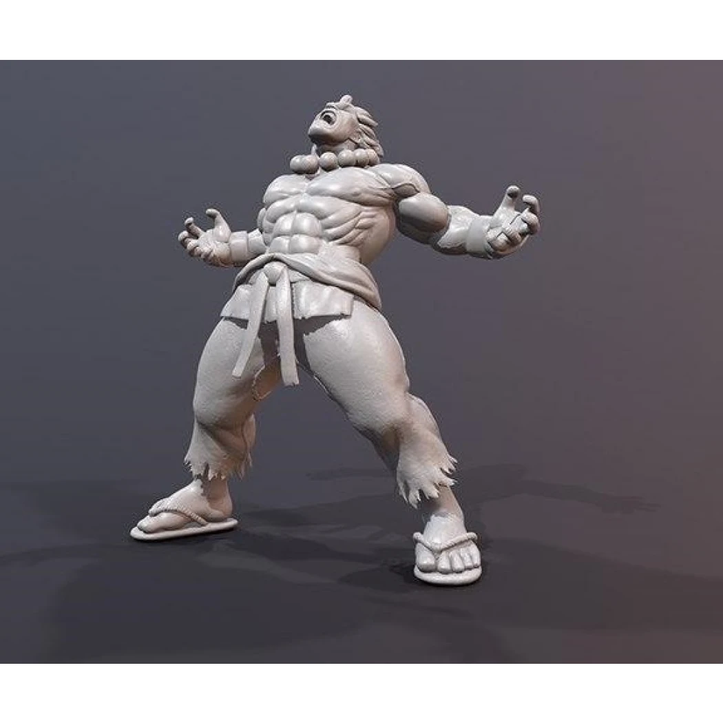 Digital STL Street Fighter - Akuma