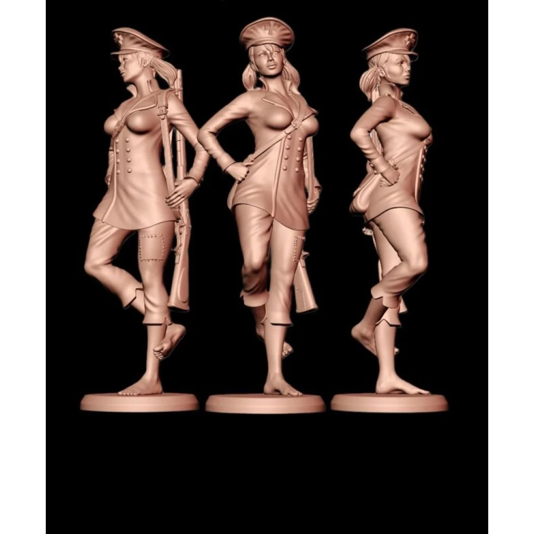 Digital STL Napoleonic Wars Sexy Girls Pin Up
