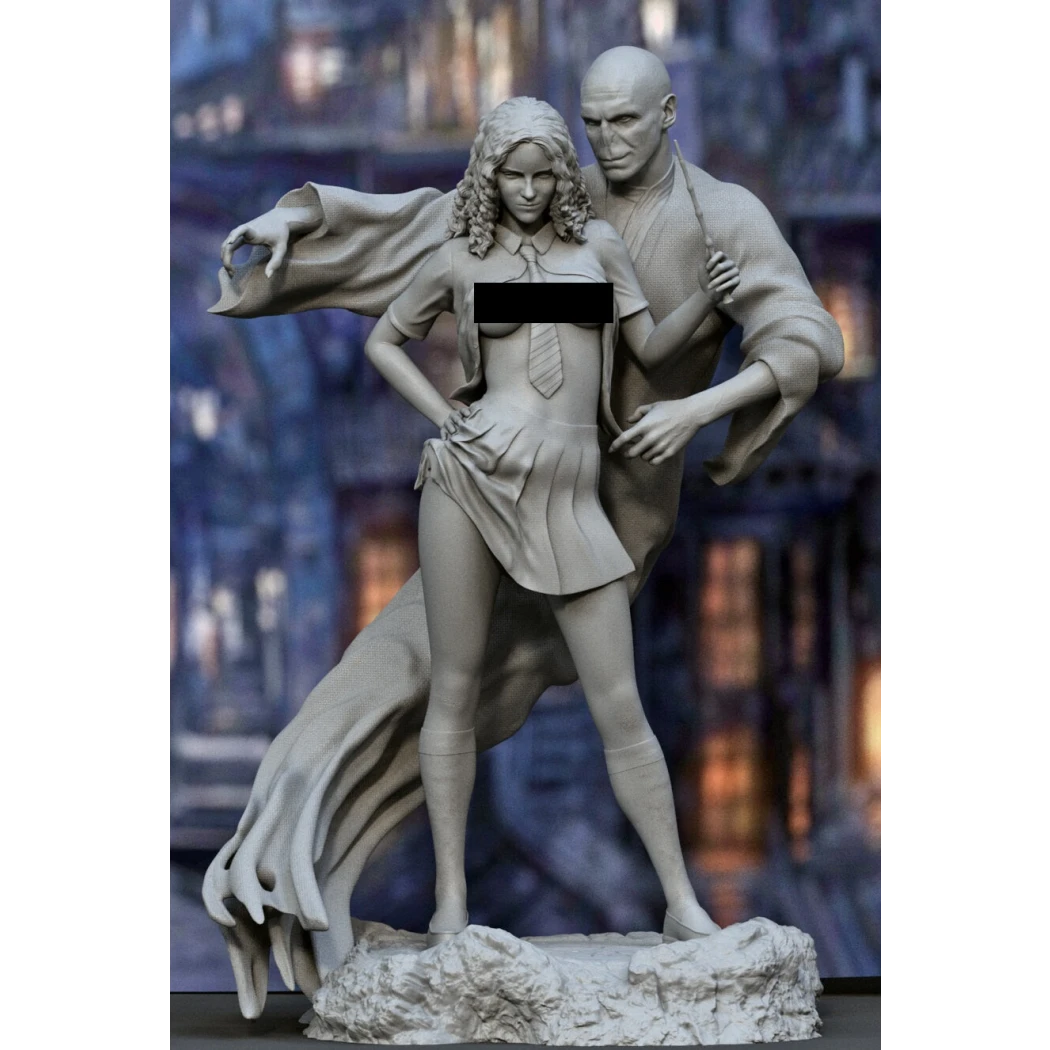 Digital STL Hermione and Voldemor